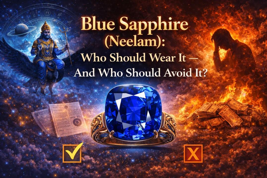 Blue Sapphire (Neelam): Who Should Wear It — And Who Should Avoid It?