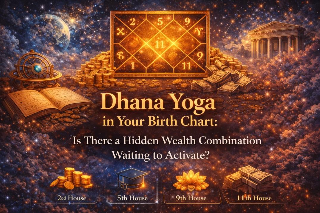 Dhana Yoga in Your Birth Chart: Is There a Hidden Wealth Combination Waiting to Activate?