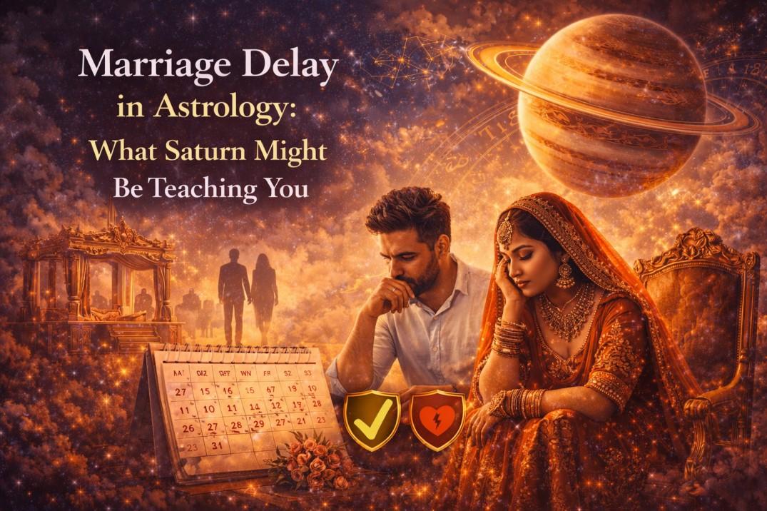 Marriage Delay in Astrology: What Saturn Might Be Teaching You