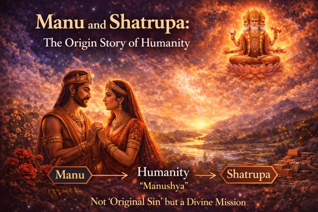 Manu and Shatrupa: The Origin Story of Humanity