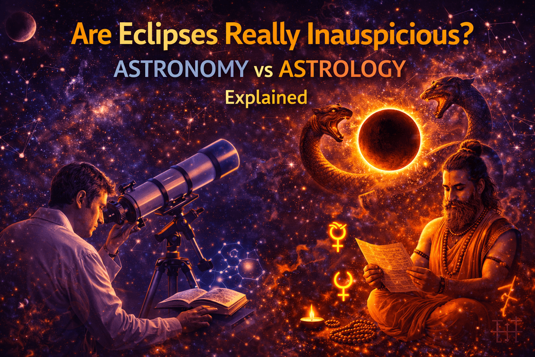Are Eclipses Really Inauspicious? Astronomy vs Astrology Explained