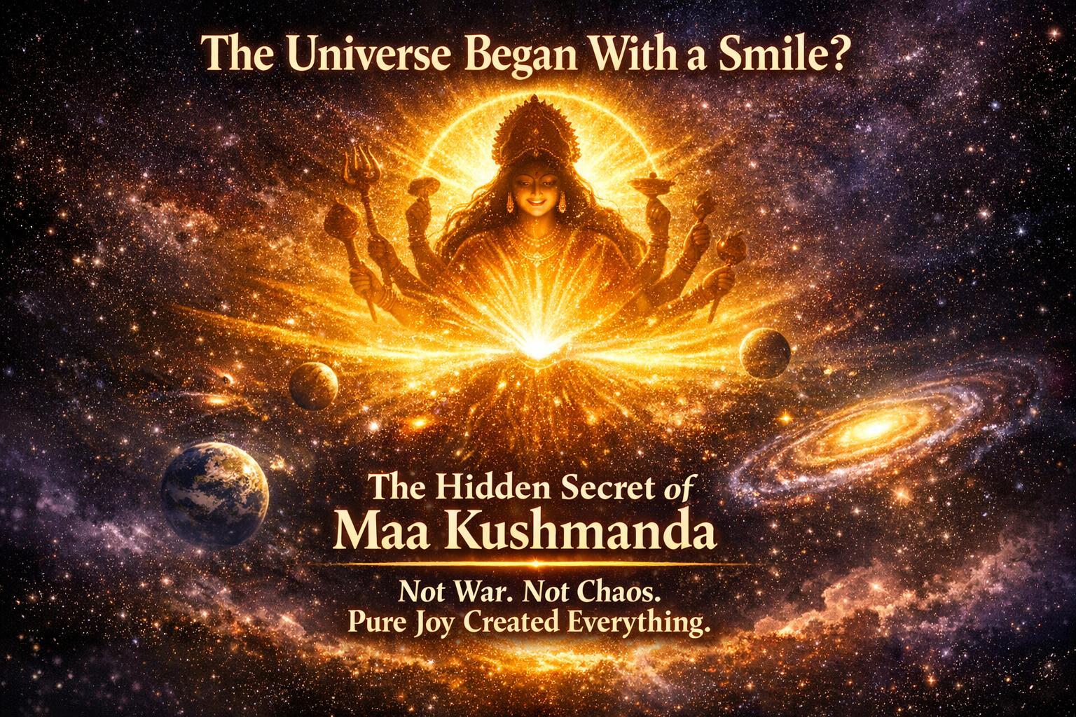 Did you know Maa Kushmanda created the whole universe with just a divine smile?