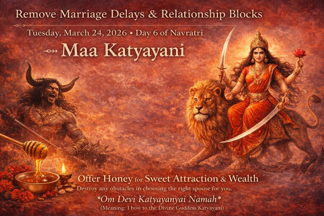 Chaitra Navratri 2026 Day 6: Maa Katyayani Puja Vidhi, Vrat and Significance