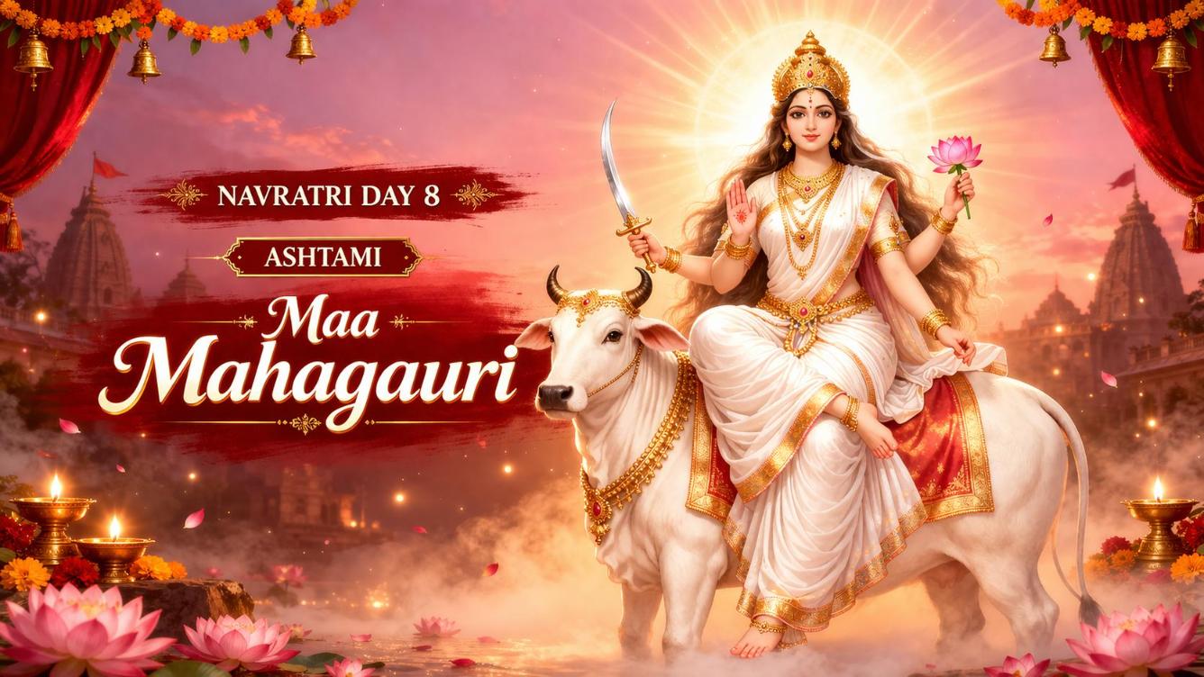 Chaitra Navratri 2026 Day 8: Maa Mahagauri Puja Vidhi, Vrat and Significance