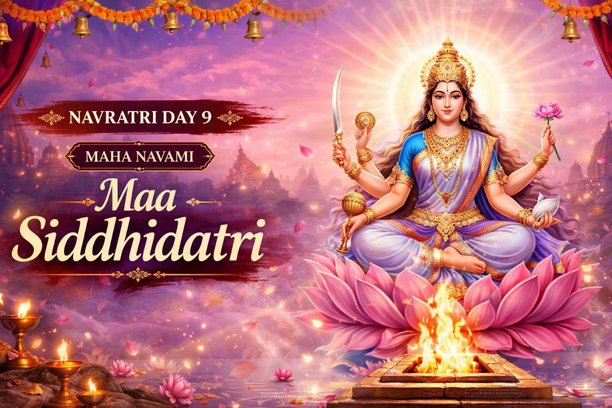 Chaitra Navratri 2026 Day 9: Maa Siddhidatri Puja Vidhi, Vrat and Significance