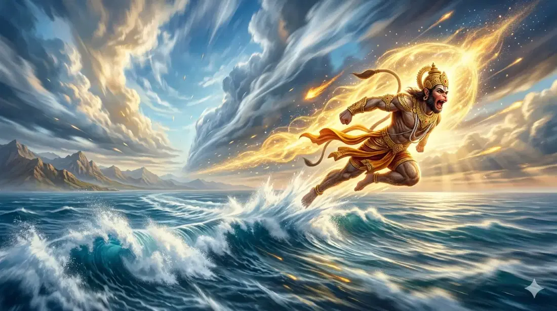 How Hanuman Crossed the Ocean