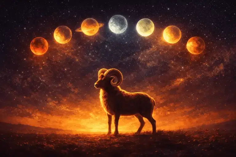 7 Planets in Aries 2026: What a Stellium Actually Does