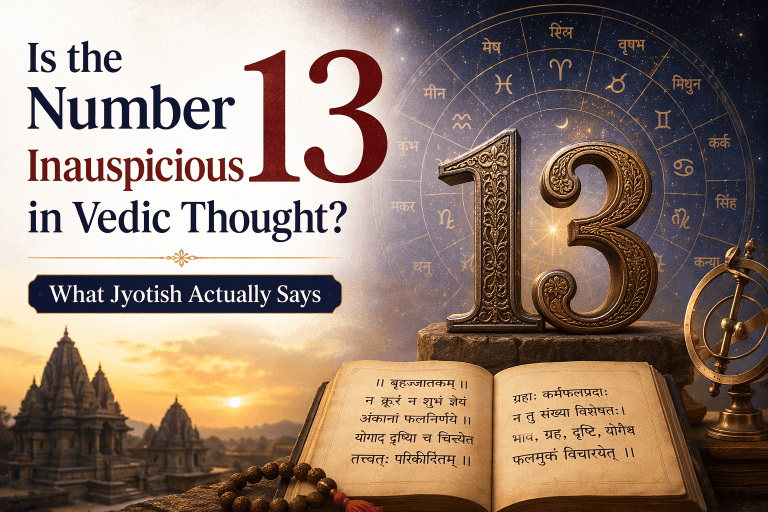 Is the Number 13 Inauspicious in Vedic Thought? What Jyotish Actually Says