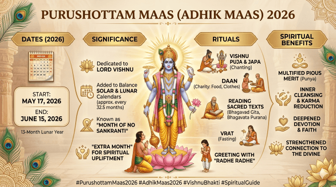 Purushottam Maas (Adhik Maas) 2026: Dates, Significance, Rituals & Spiritual Benefits
