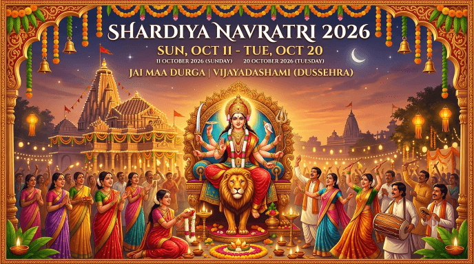 Shardiya Navratri 2026: Check Start and End Dates, Puja Timings and Dussehra Date